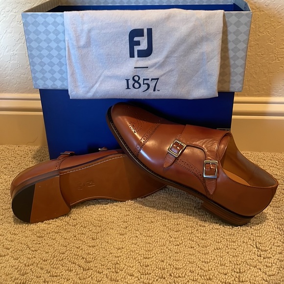 NWOT  FootJoy 1857 Men’s Leather Dress Shoes - Picture 2 of 4